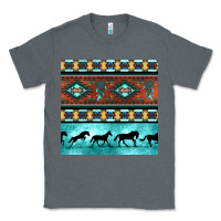 Charcoal Heather native american aztec seamless pattern Classic Tee - BundleAndBundleShop