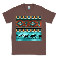 Chestnut native american aztec seamless pattern Classic Tee - BundleAndBundleShop