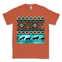 Copper native american aztec seamless pattern Classic Tee - BundleAndBundleShop