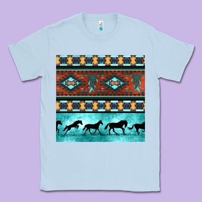 Native American Aztec Seamless Pattern Classic Tee Designed By Bundleandbundleshop