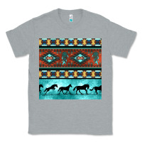 Heather Grey native american aztec seamless pattern Classic Tee - BundleAndBundleShop