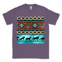 Lavender native american aztec seamless pattern Classic Tee - BundleAndBundleShop
