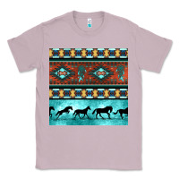 Lilac native american aztec seamless pattern Classic Tee - BundleAndBundleShop