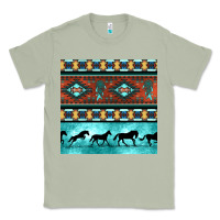 Matcha native american aztec seamless pattern Classic Tee - BundleAndBundleShop