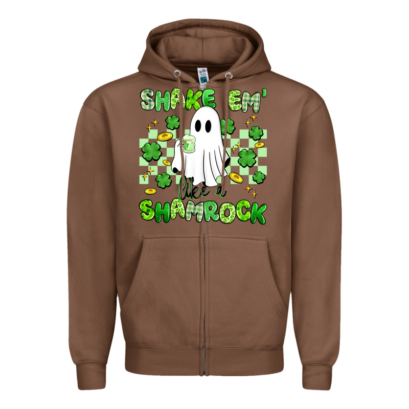 Shake Em' Like A Shamrock Zipper Hoodie by Artiststas | Teevron