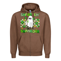 Chestnut shake em' like a shamrock Zipper Hoodie - Artiststas