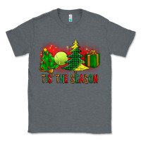 Charcoal Heather tis the season christmas with tennis ball and tree cookie Classic Tee - FaDigitalArtStudio