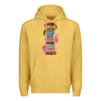 Antique Gold floral books Premium Hoodie - MaliasSmallBusiness