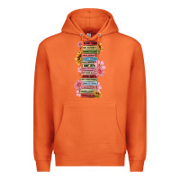 Carrot floral books Premium Hoodie - MaliasSmallBusiness