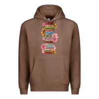 Chestnut floral books Premium Hoodie - MaliasSmallBusiness