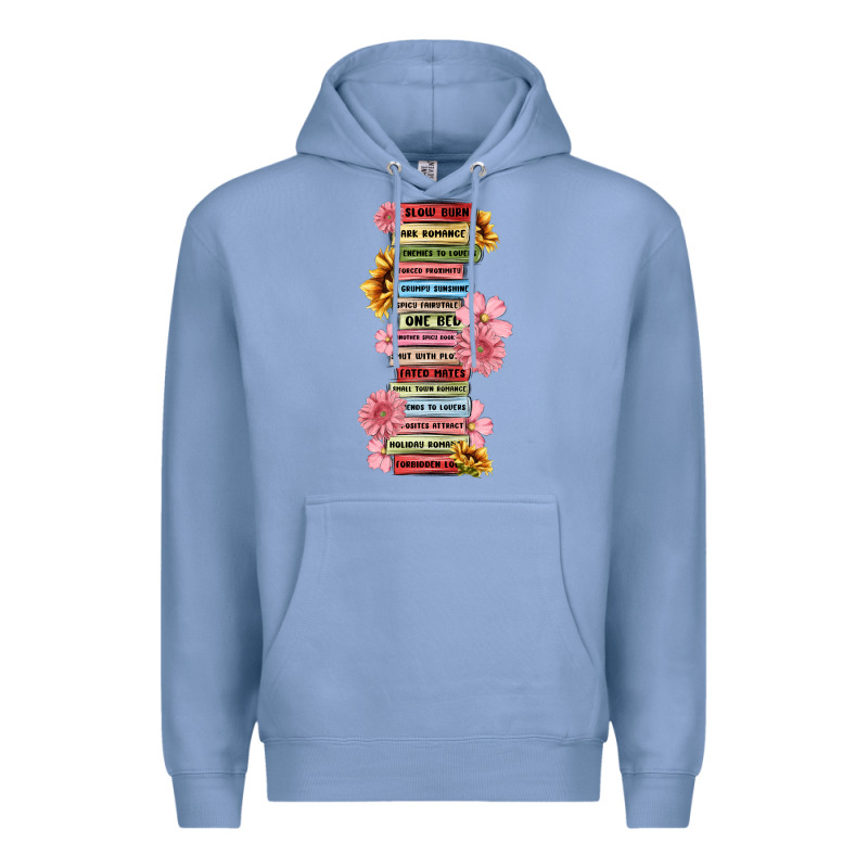 Floral Books Premium Hoodie by MaliasSmallBusiness | Teevron
