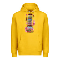 Lemon floral books Premium Hoodie - MaliasSmallBusiness