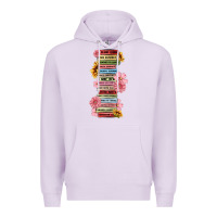 Lilac floral books Premium Hoodie - MaliasSmallBusiness