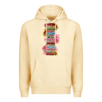 Pina Colada floral books Premium Hoodie - MaliasSmallBusiness