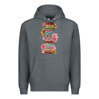 Rock floral books Premium Hoodie - MaliasSmallBusiness