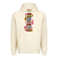 Sandshell floral books Premium Hoodie - MaliasSmallBusiness
