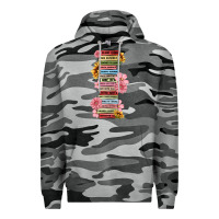 Slate Camo floral books Premium Hoodie - MaliasSmallBusiness