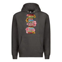 Smoke floral books Premium Hoodie - MaliasSmallBusiness