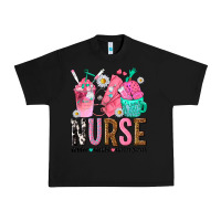 Black nurse coffee scrubs rubber gloves Urban Heavy Tee - texasbilliewilder