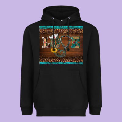 Western Nurse Love Tumbler Heavyweight Hoodie Designed By Barkaloodesign