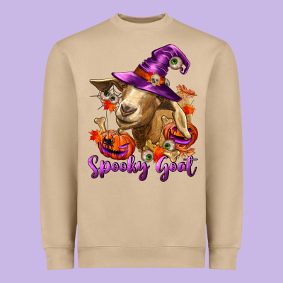 Heavyweight Sweatshirt Spooky Goat