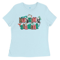 Baby Blue nursing student Ladies Tee - AdoDesignShop