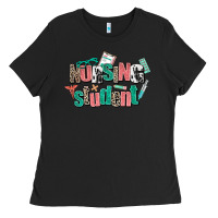Black nursing student Ladies Tee - AdoDesignShop