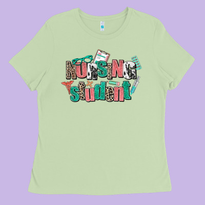 Nursing Student Ladies Tee Designed By Adodesignshop