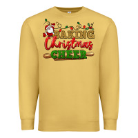 Antique Gold Baking Christmas cheer Premium Sweatshirt - NancyCooperArtShop