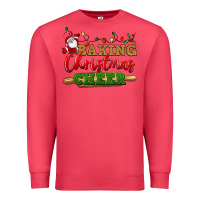 Cardinal Baking Christmas cheer Premium Sweatshirt - NancyCooperArtShop