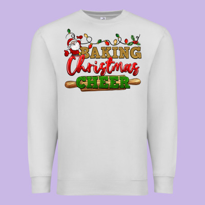 Baking Christmas Cheer Premium Sweatshirt Designed By Nancycooperartshop