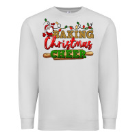 Dove Grey Baking Christmas cheer Premium Sweatshirt - NancyCooperArtShop