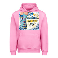 Fuchsia Pink world down syndrome day Urban Hoodie - Artiststas