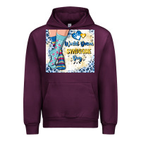 Mauve Wine world down syndrome day Urban Hoodie - Artiststas