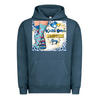 Pigment Midnight Navy world down syndrome day Urban Hoodie - Artiststas