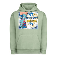 Pigment Oil Green world down syndrome day Urban Hoodie - Artiststas