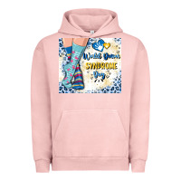 Pigment Salmon world down syndrome day Urban Hoodie - Artiststas