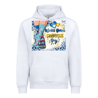 White world down syndrome day Urban Hoodie - Artiststas