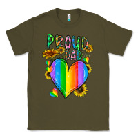 Army Green proud dad love Classic Tee - CowhideDigitalArt