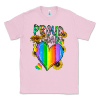 Bubblegum Pink proud dad love Classic Tee - CowhideDigitalArt