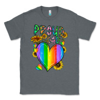 Charcoal Heather proud dad love Classic Tee - CowhideDigitalArt