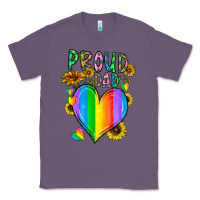 Lavender proud dad love Classic Tee - CowhideDigitalArt