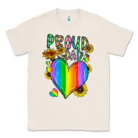 Natural proud dad love Classic Tee - CowhideDigitalArt