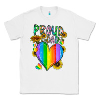 White proud dad love Classic Tee - CowhideDigitalArt