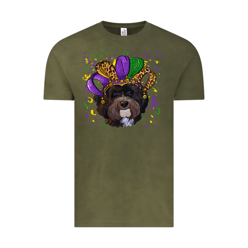 Mardi Gras Hat Havanese Dog Vintage Tee by RanaPortraitStore | Teevron