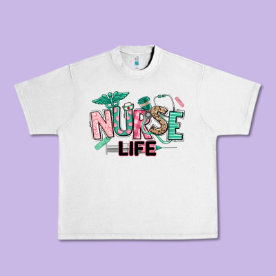 Nurse Life Urban Heavy Tee Designed By Texasbilliewilder