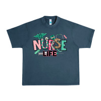 Midnight Navy nurse life Urban Heavy Tee - texasbilliewilder