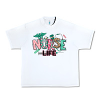 White nurse life Urban Heavy Tee - texasbilliewilder