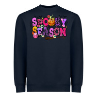 Navy Spooky season Halloween Heavyweight Sweatshirt - RanaPortraitStore