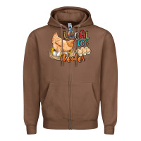 Chestnut local egg dealer Zipper Hoodie - Artiststas